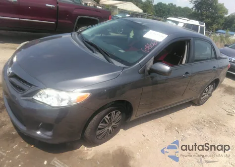 2011 Toyota Corolla Le z USA, uszkodzony, nr VIN 2T1BU4EEXBC686680